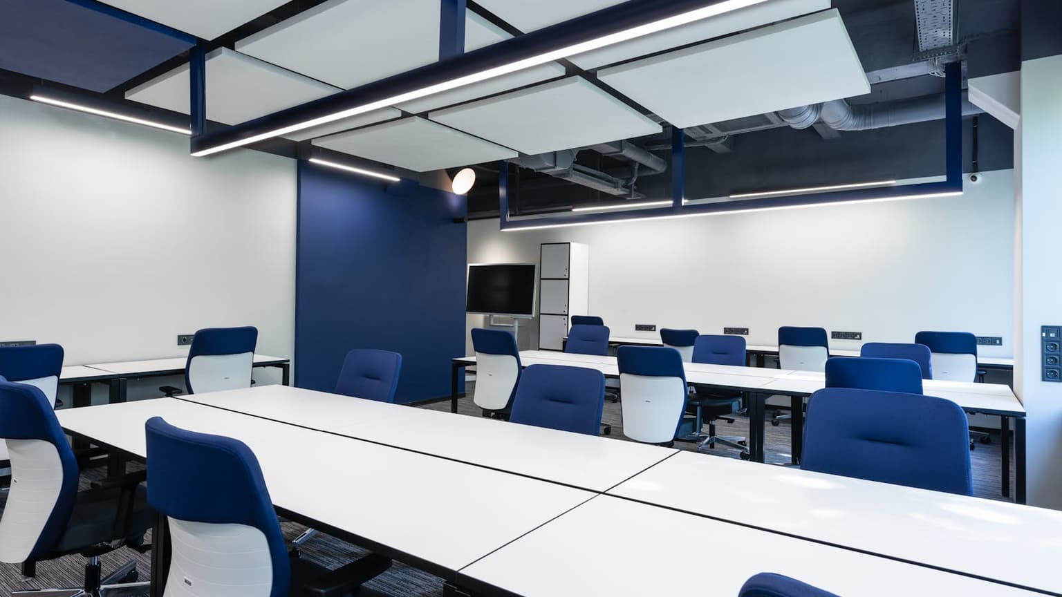 Bright, modern open-plan office workspace