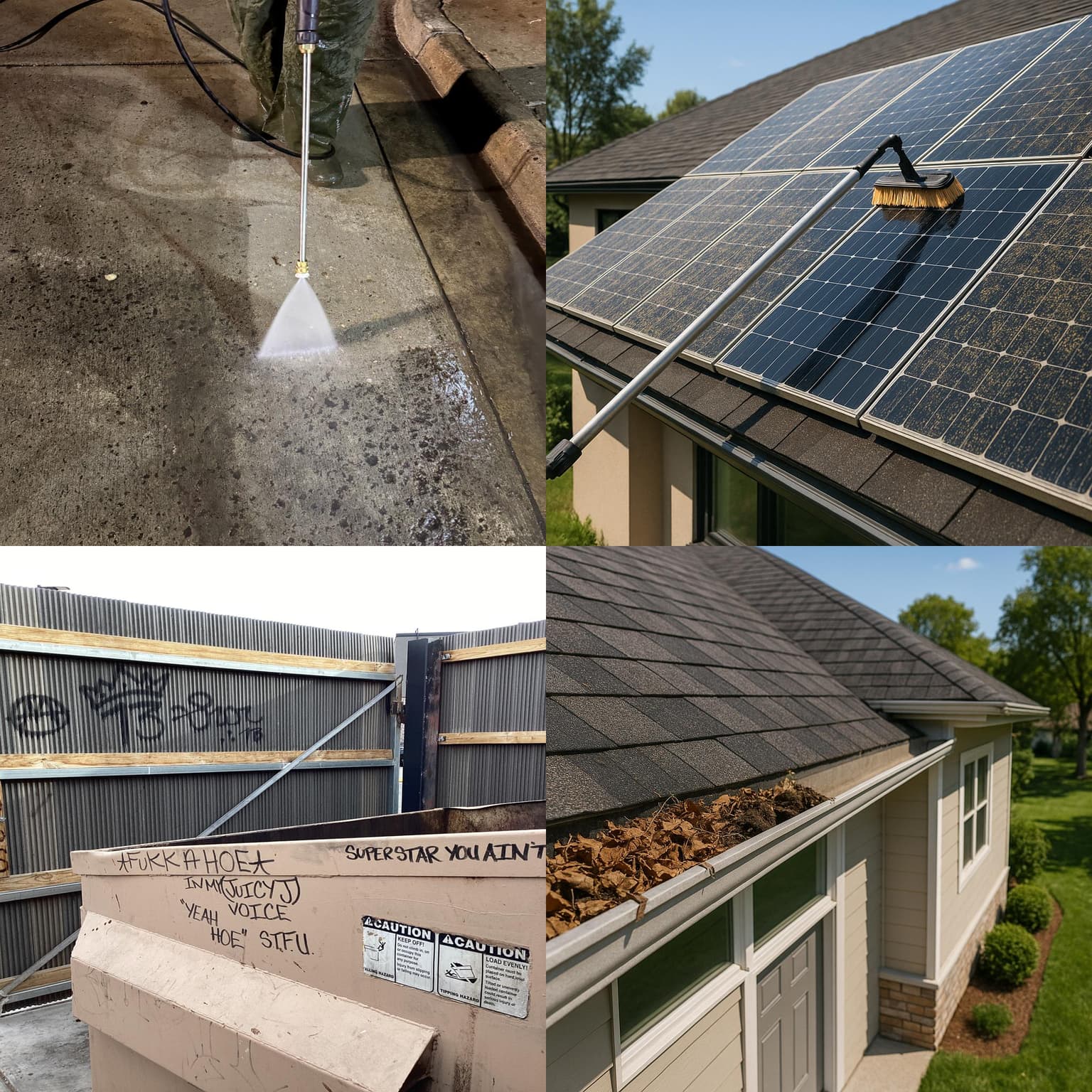 Professional cleaner in protective gear providing sanitization services